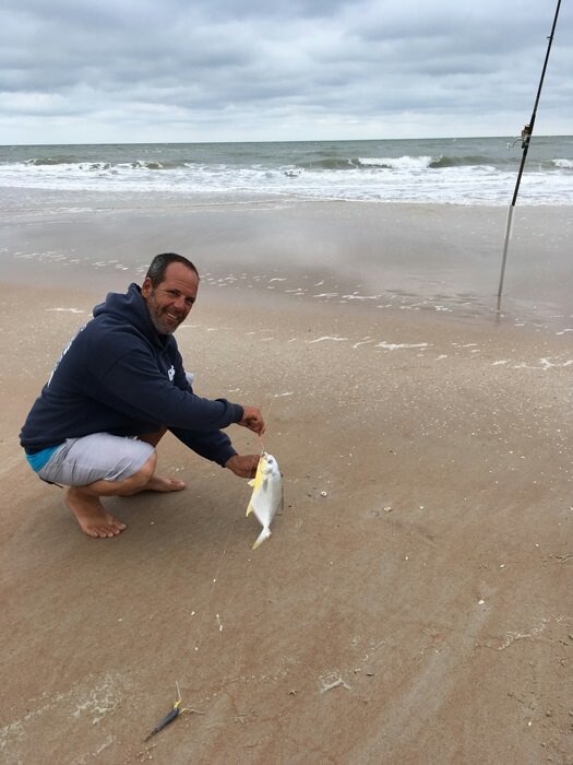 We can surf fish any time of year in Daytona Beach